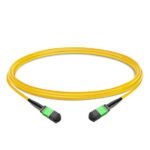 NVIDIA MFP7E30-N003 Compatible 3m (10ft) 8 Fibers Low Insertion Loss Female to Female MPO Trunk Cable Polarity B APC to APC LSZH Single-Mode OS2 9/125