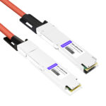 NVIDIA MCA7K20-X001 Compatible 1m (3ft) Twin-port 2x800Gb/s OSFP224 IHS/Finned Top to 4x400Gb/s OSFP224 RHS/Flat Top InfiniBand XDR Active Copper Splitter Cable