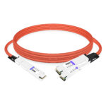 NVIDIA MCA7K10-X001 Compatible ACC 1m (3ft) Twin-port 2x800Gb/s OSFP224 IHS/Finned Top to 2x800Gb/s OSFP224 RHS/ Flat Top InfiniBand XDR Active Copper Splitter Cable