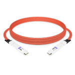 NVIDIA MCA4K50-X001 Compatible ACC 1.1m (3ft) Twin-port 2x800Gb/s OSFP224 IHS/Finned Top to Twin-port 2x800Gb/s OSFP224 IHS/Finned Top InfiniBand XDR Active Copper Cable