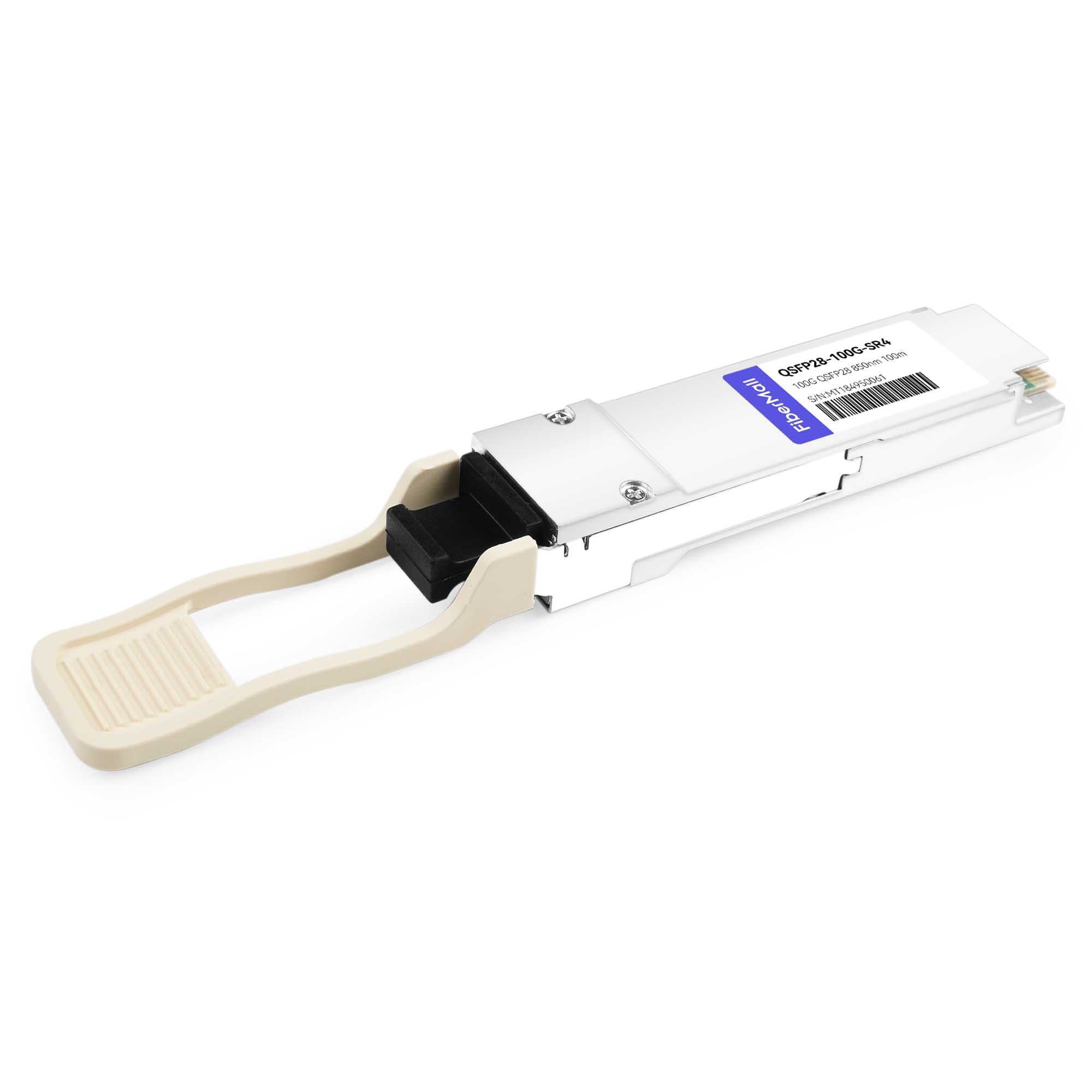 NVIDIA(Mellanox) MMA1B00-E100 Compatible 100G InfiniBand EDR QSFP28 SR4 850nm 100m MTP/MPO MMF DDM Transceiver Module NVIDIA(Mellanox) MMA1B00-E100 Compatible 100G InfiniBand EDR QSFP28 SR4 850nm 100m MTP/MPO MMF DDM Transceiver Module