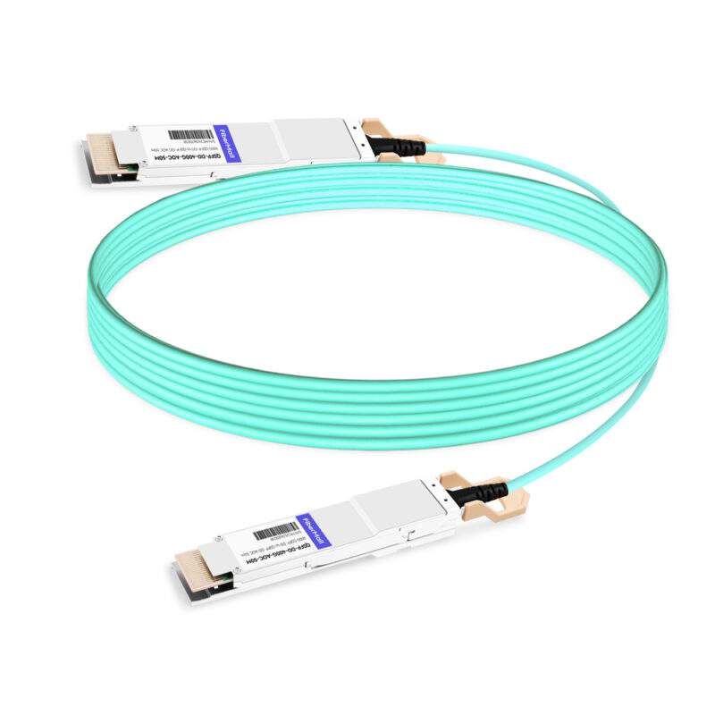 NVIDIA(Mellanox) C-DQ8FNM050-H0-M Compatible 50m (164ft) 400G QSFP-DD to QSFP-DD Active Optical Cable