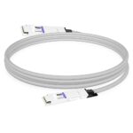 NVIDIA MCP4Y10-N00A Compatible 0.5m (1.6ft) 800G Twin-port 2x400G OSFP to 2x400G OSFP InfiniBand NDR Passive Direct Attach Copper Cable