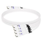 NVIDIA MCP7Y50-N001 Compatible 1m (3ft) 800G InfiniBand NDR Twin-port OSFP to 4x200G OSFP Breakout DAC