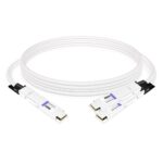 NVIDIA MCP7Y00-N001 Compatible 1m (3ft) 800Gb Twin-port OSFP to 2x400G OSFP InfiniBand NDR Breakout Direct Attach Copper Cable